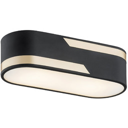 Plafon nowoczesny TONI 904 czarny złoty designerski - Argon