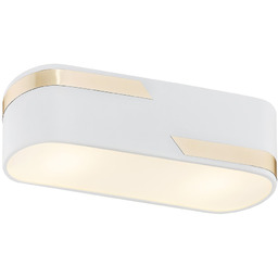 Plafon nowoczesny TONI 906 biały i złoty designerski - Argon