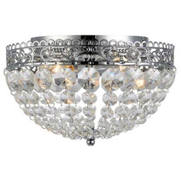 Markslojd plafon lampa sufitowa Saxholm 106062 chrom kryształy 27cm WM