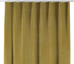 Zasłona na haczykach flex pojedynczych, oliwkowy zielony, Velvet