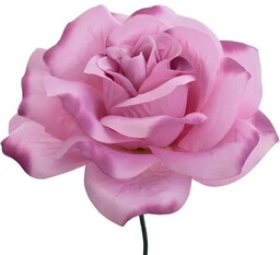 RÓŻA WYROBOWA GŁÓWKA DEKORACYJNA 14 CM