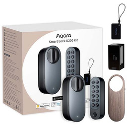 AQARA Zamek szyfrowy Smart Lock U200 Kit Czarny Zestawomania - czwarty produkt za 1 zł