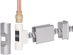 Grzałka elektryczna do grzejnika 600W biała owal H+E VARIO TERM