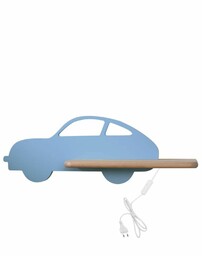 Kinkiet Led Car, lampy do pokoju dziecięcego, candellux, kinkiet dziecięcy, niebieski