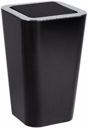 WENKO Kosz na śmieci CANDY BLACK - 6 l