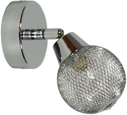 Candellux NOVEL 91-06950 kinkiet lampa ścienna chrom kryształ 1X40W G9 8cm