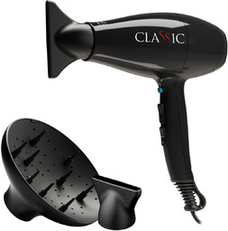 Suszarka do włosów z jonizacją z dyfuzorem Ga Ma 2200W Mocna Fryzjerska