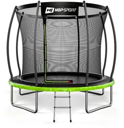 Trampolina ogrodowa 8ft (244cm) pumpkin - czarno-zielona z siatką wewnętrzną