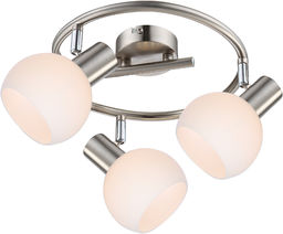 Candellux MAURO 98-61997 plafon lampa sufitowa spirala klosz akrylowy pilot 3X4W E14 LED RGB 45cm