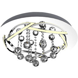 Apeti KORFU A0016-160 plafon lampa sufitowa chrom kryształyLED 30W 4000K 50cm