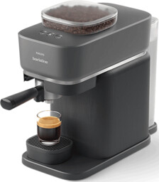 Ekspres kolbowy PHILIPS Baristina BAR300/60 z młynkiem czarny czarna kolba