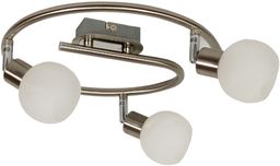 Candellux ALABASTER 98-07032 plafon lampa sufitowa satyna nikiel+chrom 3X40W G9 50cm