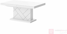 Ławostół MATERA MAX Hubertus Biały, Wysoki połysk, 70x120-170