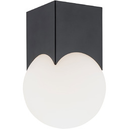 Plafon nowoczesny szklana kula AUSTIN 4713 czarny - Argon