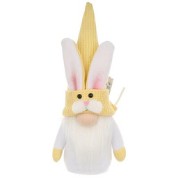 SASKA GARDEN Skrzat wielkanocny Zajączek Żółty 20 cm