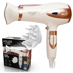 Suszarka Do Włosów Z Jonizacją 2400W AD2248 Dyfuzor Zimny I Ciepły Nadmuch