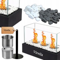 Biokominek Wolnostojący Bezdymny Do Domu Ogrodowy Taras Bio Kominek Virella