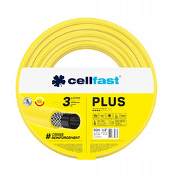 Wąż ogrodowy 3-warstwowy Cellfast Plus 1/2" 50m 10-201