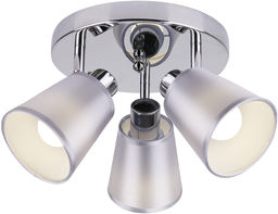Candellux PIN 98-70661 plafon lampa sufitowa chrom abażur 3X40W E14 38cm