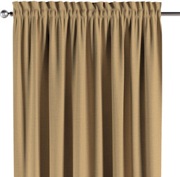 Zasłona na kanale z grzywką 1 szt., piaskowy melanż, Blackout Soft