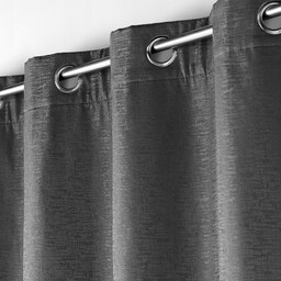 Zasłona Termiczna z polarem Kółka Gruba 140x260