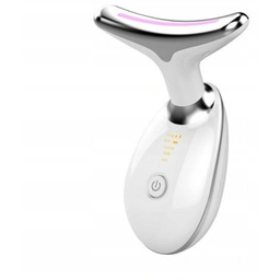 MASAŻER SONICZNY DO UJĘDRNIANIA 3W1 LED PRZECIWSTARZENIOWY TWARZY SZYI
