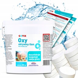 Aktywny Tlen do Basenu Tabletki Multi Chemia Basenowa Zamiast Chloru 5kg