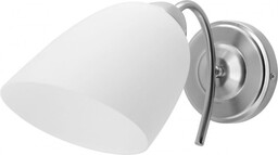 Activejet Kinkiet klasyczny pojedyńczy NIKITA Nikiel E27 do salonu