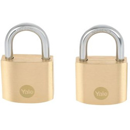 Zestaw dwóch kłódek nierdzewnych Yale Y110B/35/120/2