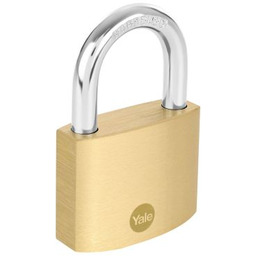 Y110B/50/126/1 Kłódka mosiężna ze stalowym pałąkiem