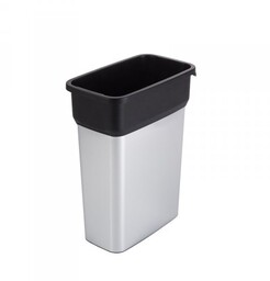 Rothopro Kosz na śmieci GEO Medium 55L srebrny metalik