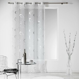 Douceur D''intérieur Firana na przelotkach INFINITY z połyskiem, 140 x 240 cm
