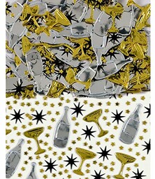 Amscan 9900847 - Sylwester Party Metaliczny stół Konfetti Scatters - 14 g