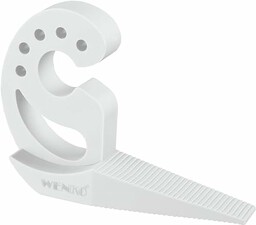 WENKO Stoper do drzwi Multi-Stop biały, stoper do drzwi i okien, tworzywo sztuczne (TPR), 11 x 7 x 2 cm