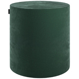 Puf Barrel, ciemny zielony, ø40, wys. 40 cm, Velvet