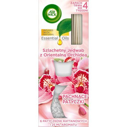 AIR WICK Patyczki zapachowe Szlachetny Jedwab z Orientalną Orchideą 25 ml