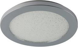 Candellux PIXEL 10-67401 plafon lampa sufitowa chrom+granila regulacja jasności świecenia 12W LED 3000K 22,5cm IP44