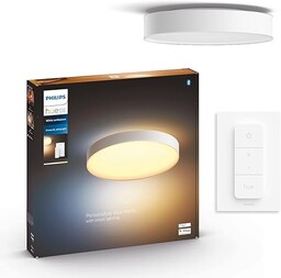 Philips Hue White ambiance Lampa sufitowa Enrave XL 1x49W (biała), wiele odcieni bieli, możliwość przyciemniania, inteligentne oświetlenie