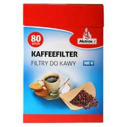 METROX Filtr do kawy 4 TZ (80 sztuk)