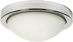 Candellux RODA 11-74044 plafon lampa sufitowa chrom szklany klosz E27 2X60W 32cm