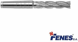 FENES Frez trzpieniowy do metalu 10 mm 4-ostrzowy długi walcowo-czołowy chwyt Morse''a mk1 DIN845-B L-N HSS 0641-512-410-020