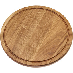 Okrągła, dębowa deska do krojenia 30cm