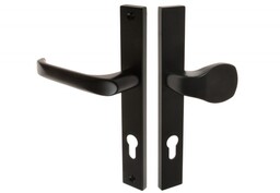 Pochwyt-klamka drzwiowa FAM 14726 85/240/32 czarna lewa (2 śruby)
