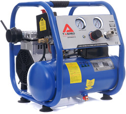 Kompresor bezolejowy dwutłokowy, sprężarka 6L TAGRED 1500W R2