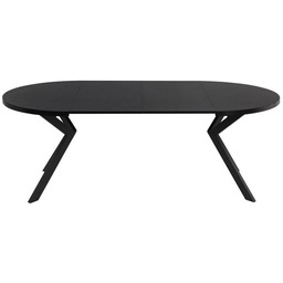 Stół rozkładany Santiago 90/190 Czarny