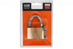 Kłódka zatrzaskowa mosiężna KD-50 BLISTER