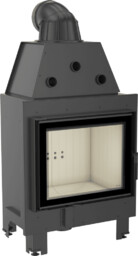 Kominek powietrzny KRATKI MBZ prawy BS 13 kW Ø 200