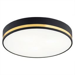 Plafon nowoczesny okrągły AMORE 7040 czarny - Argon