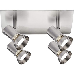 Paulmann 66701 Spotlight Teja maks. 4x10W GU10 nikiel satynowany 230V metal 66701 oprawa sufitowa lampa LED lampa sufitowa reflektor sufitowy