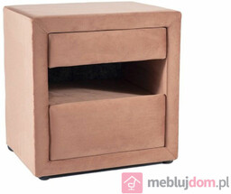 Szafka nocna ET-003 VELVET Signal Antyczny róż